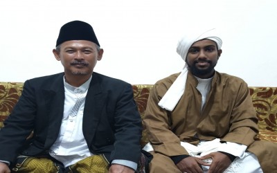 Pengasuh bersama syaikh Abdulloh Mufaitah (Hadroh Maut Yaman)